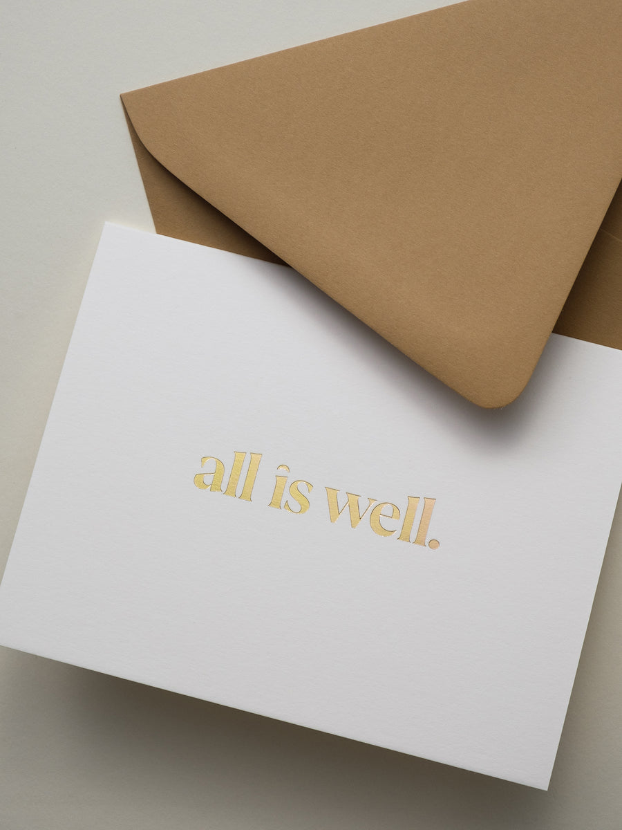 all is well. greeting card bundle