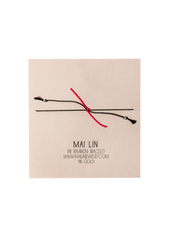 all is well. you are made of magic all is well x mai lin reminder bracelet